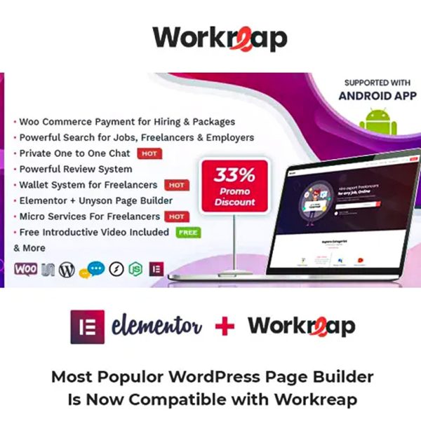 Workreap - Freelance Marketplace WordPress Theme | 2025
